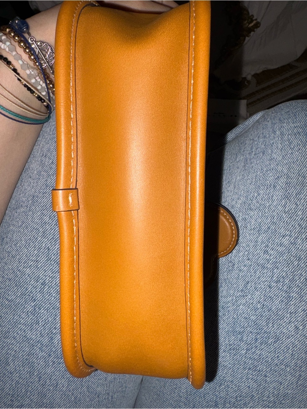 Coach swinger bag 20 with chain rainbow crystal - Picture 4 of 5